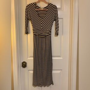 Midi striped dress